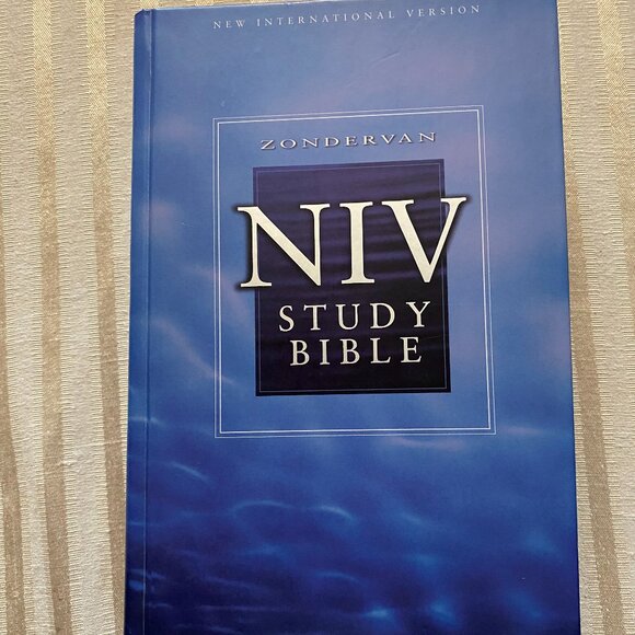 NEW INTERNATIONAL VERSION STUDY BIBLE ZONDERVAN - Picture 1 of 9
